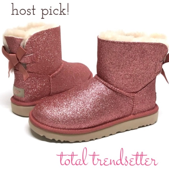 pink sparkle uggs